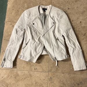 Top shop, white jacket, size 4, barely used